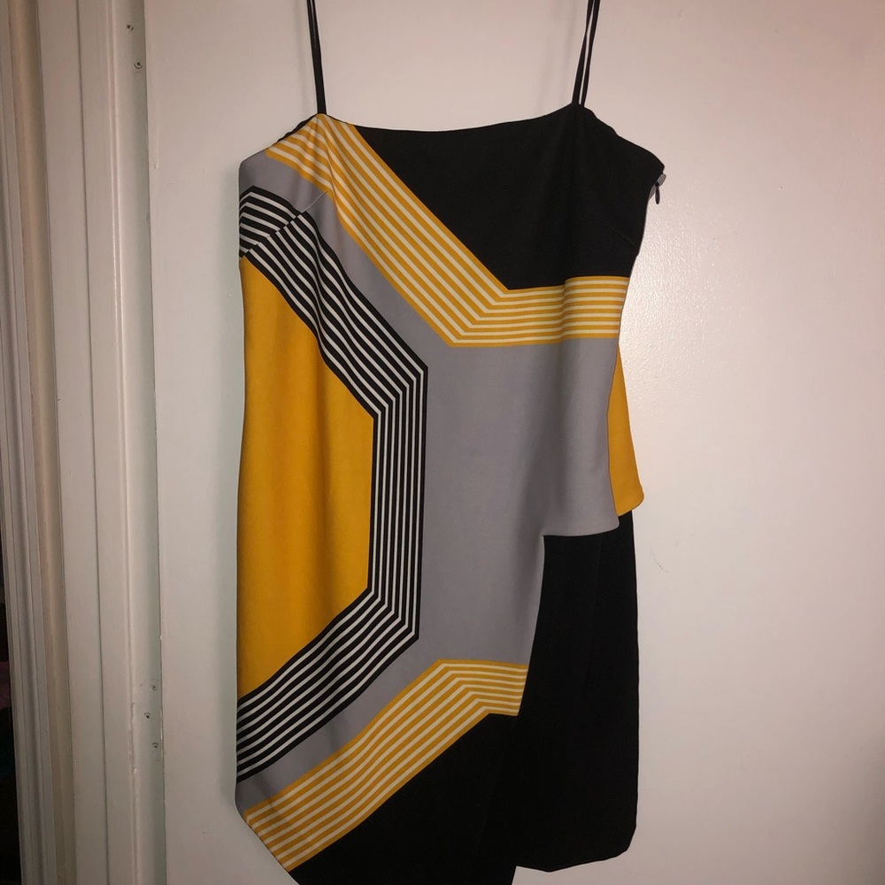 'Mya' Octagon Print Dress by Milly